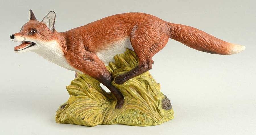 Aynsley Figurines Melton Fox - No Box by John  Aynsley & Sons-1