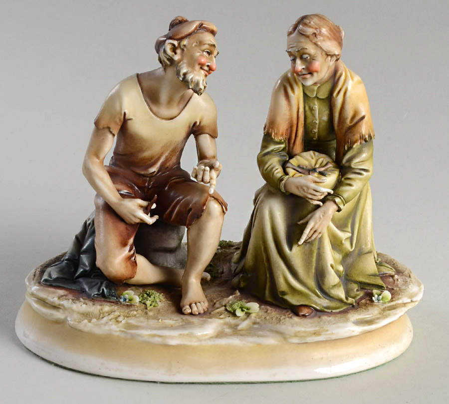 Antonio Borsato Figurines Sailor And Old Lady - No Box by Antonio Borsato-1