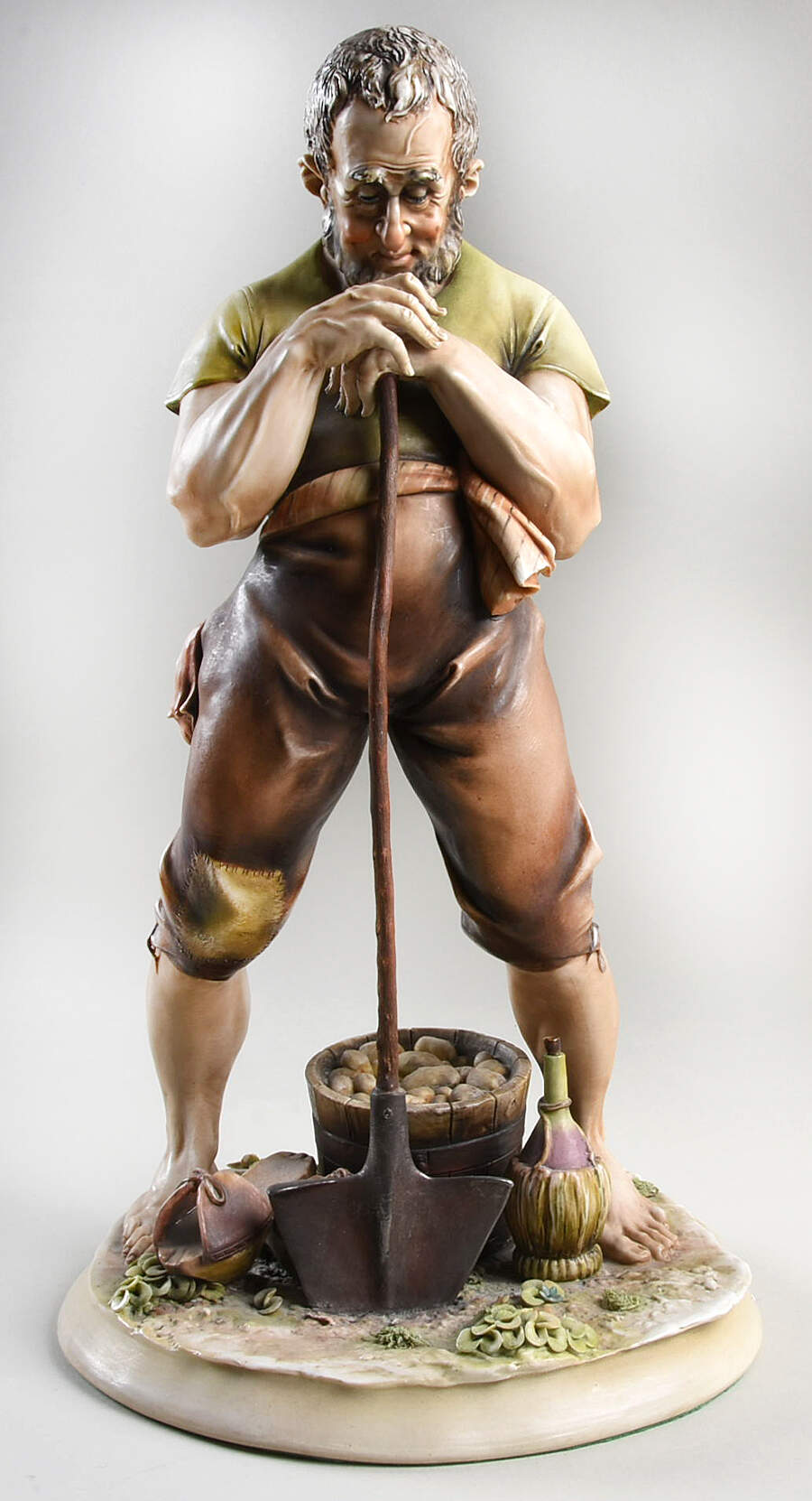 Antonio Borsato Figurines Man With Shovel Resting - No Box by Antonio Borsato-1