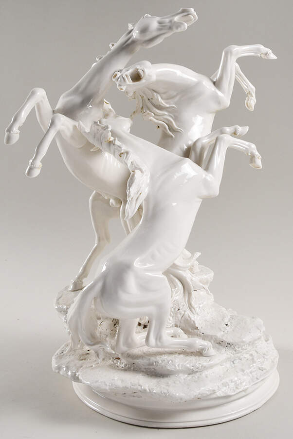 Antonio Borsato Figurines Horses-Group Of Three - No Box by Antonio Borsato-1