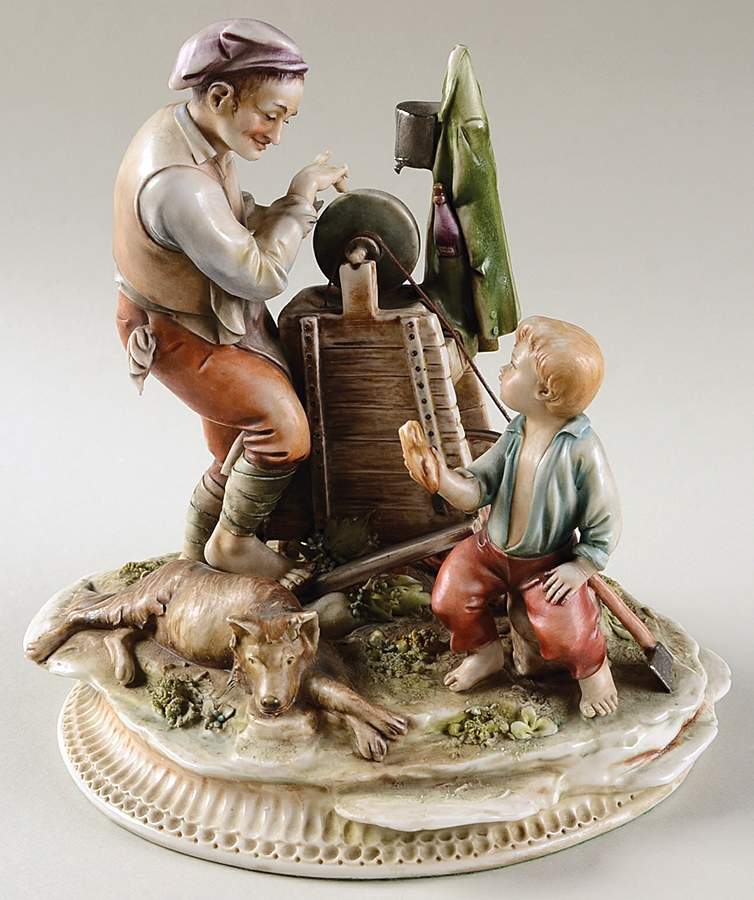 Antonio Borsato Figurines Knife Sharpener - No Box by Antonio Borsato-1