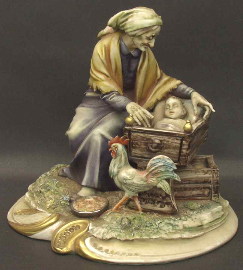Antonio Borsato Figurines Grandma And Baby - No Box by Antonio Borsato-1