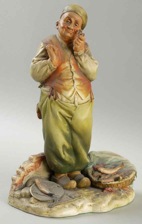 Antonio Borsato Figurines Fisherman - No Box by Antonio Borsato-1