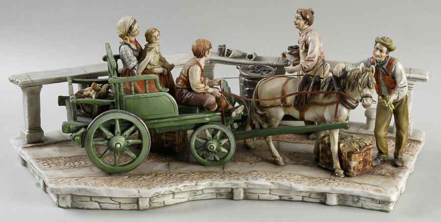 Antonio Borsato Figurines Caravan To The Fair - No Box by Antonio Borsato-1