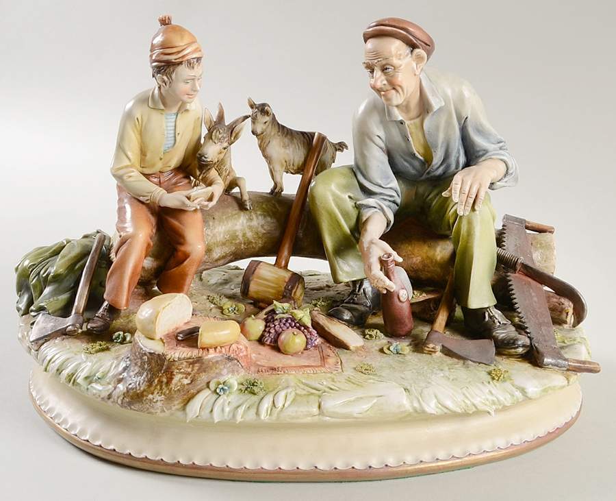 Antonio Borsato Figurines Wood Cutter - No Box by Antonio Borsato-1