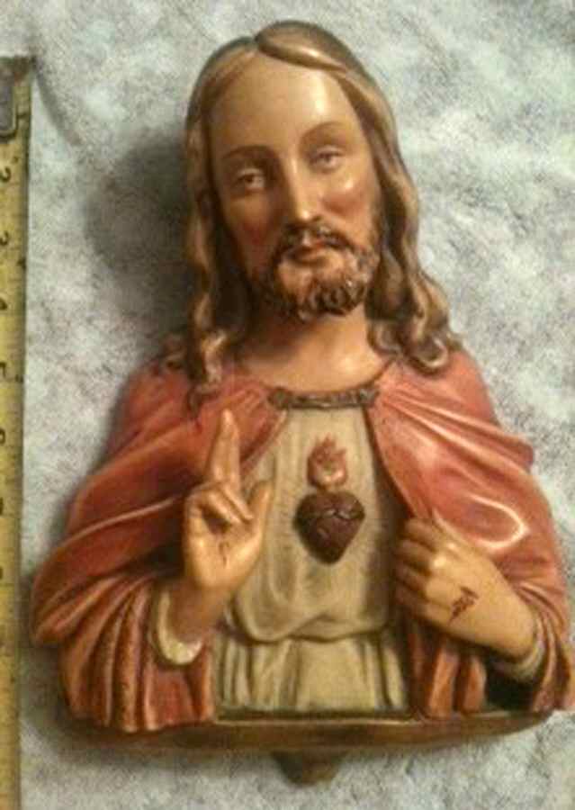 Antonio Borsato Figurines Sacred Heart Of Jesus - No Box by Antonio Borsato-1