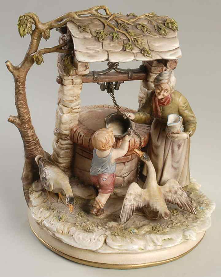 Antonio Borsato Figurines Grandmas Well - No Box by Antonio Borsato-1