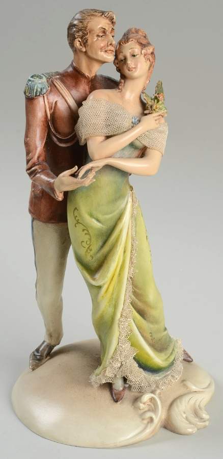 Antonio Borsato Figurines An Officer & A Lady - No Box by Antonio Borsato-1