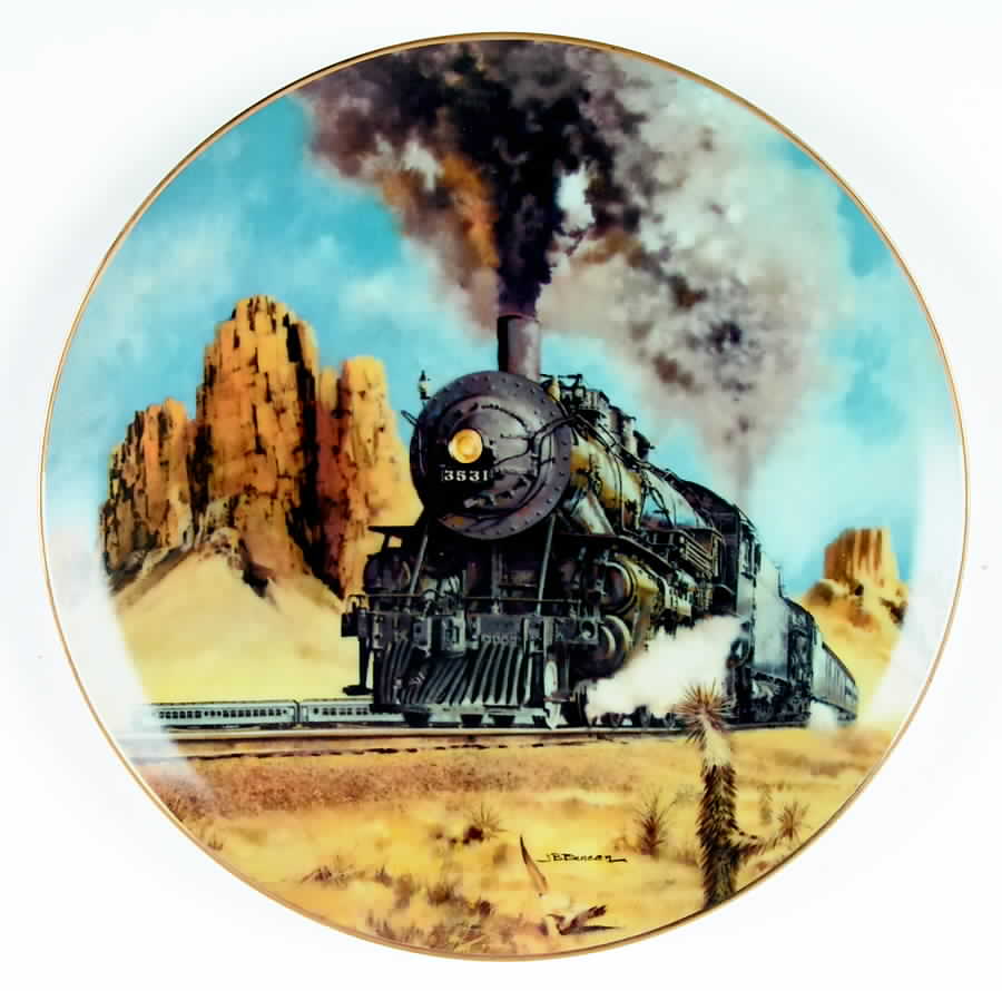 The Great Trains Santa Fe - No Box by Artaffects-1