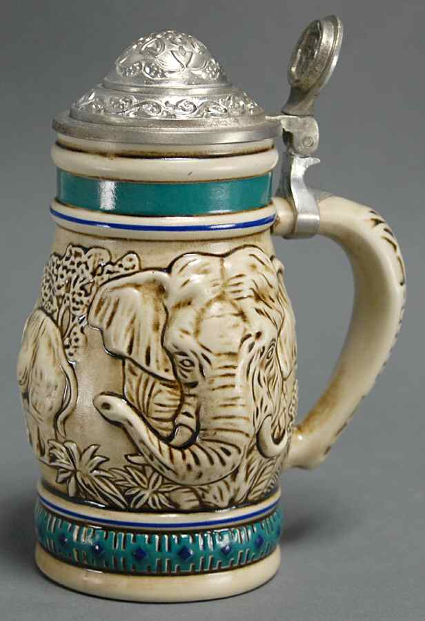 Miniature Avon Steins Asian Elephant - Boxed by Avon-1