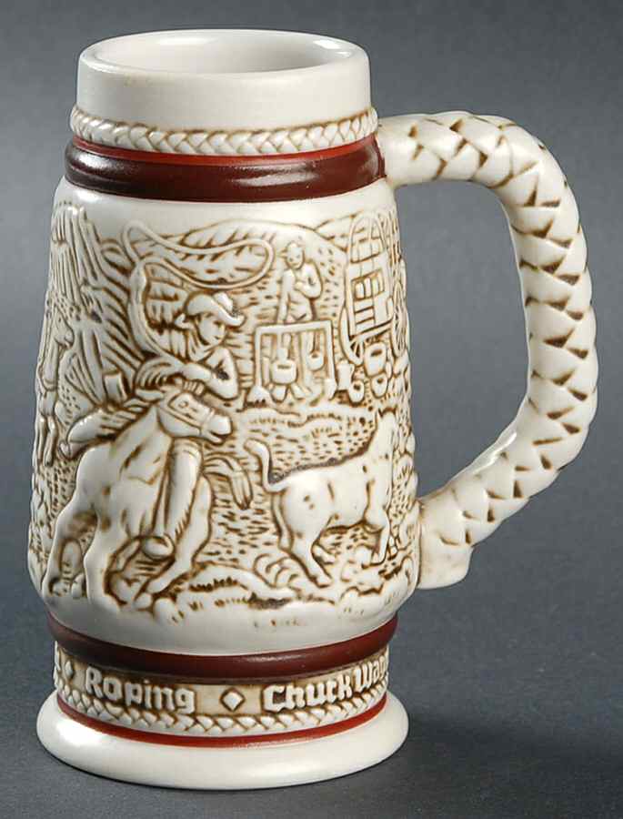Miniature Avon Steins Western Round Up - Boxed by Avon-1