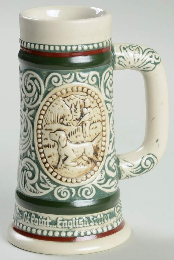 Miniature Avon Steins Sporting-English Setter/Trout - Boxed by Avon-1