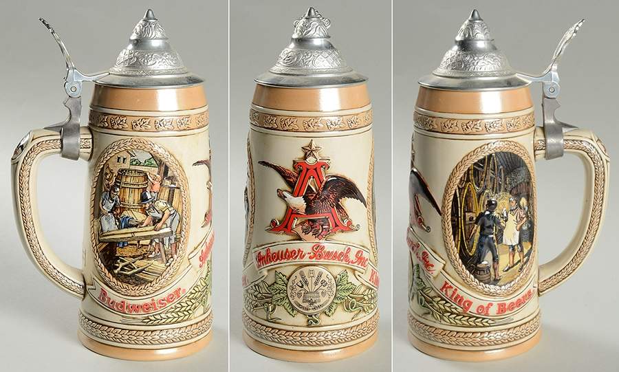 History of Brewing Steins Aging And Cooperage-Le Ii - Boxed by Anheuser-Busch-1