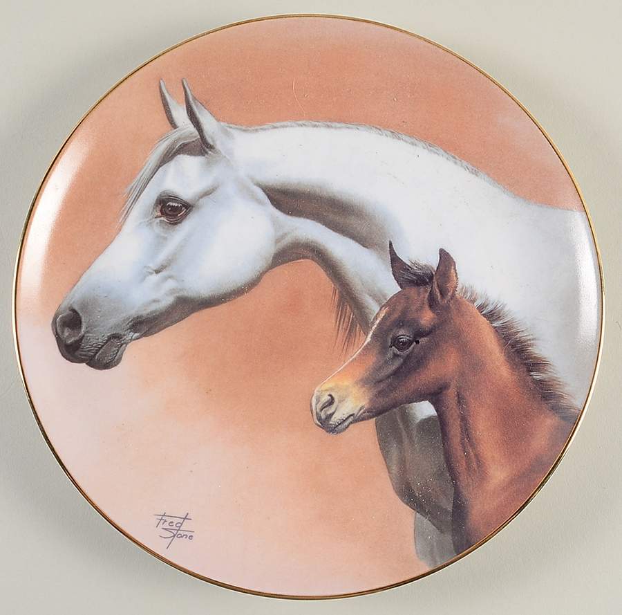 Mare and Foal 1 The Arabians - Boxed by American Artists-1