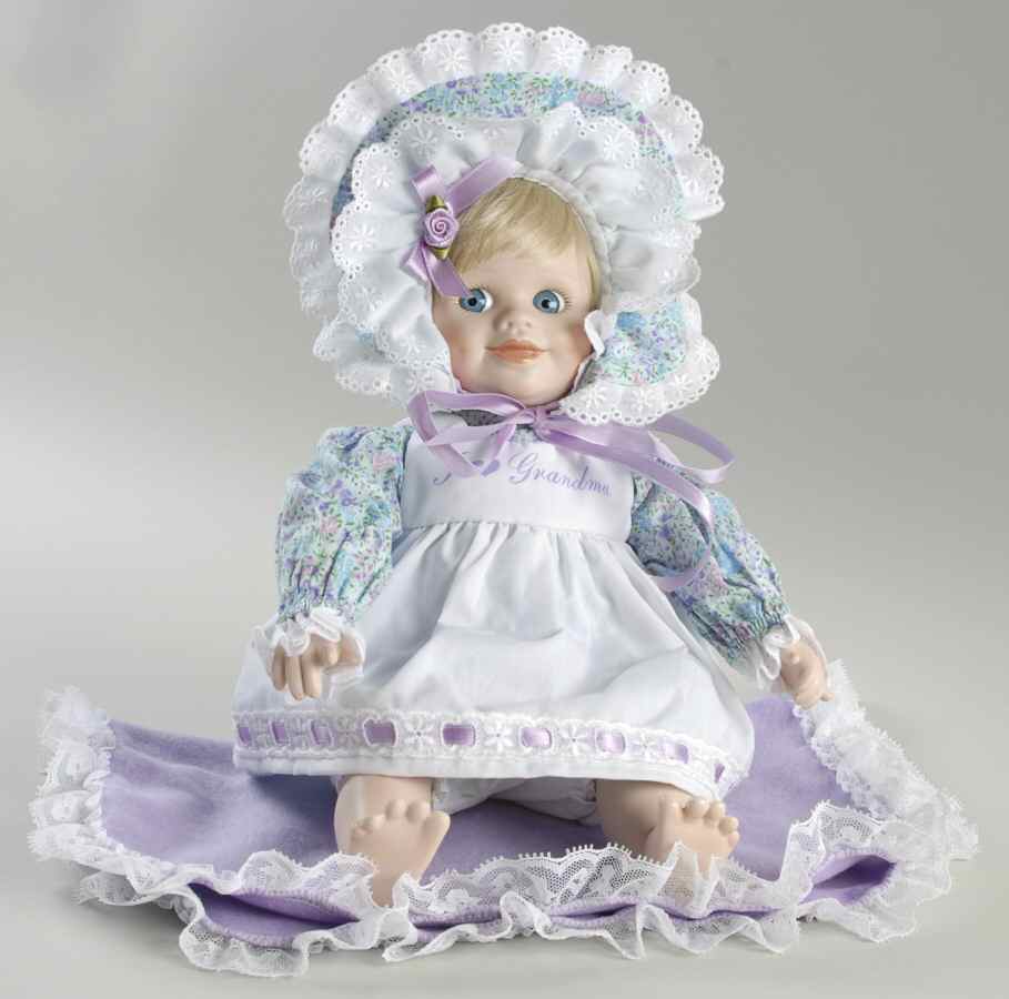 Holly Hunt's Bonnet Babies Grandma's Little Girl - Boxed by Ashton Drake-1