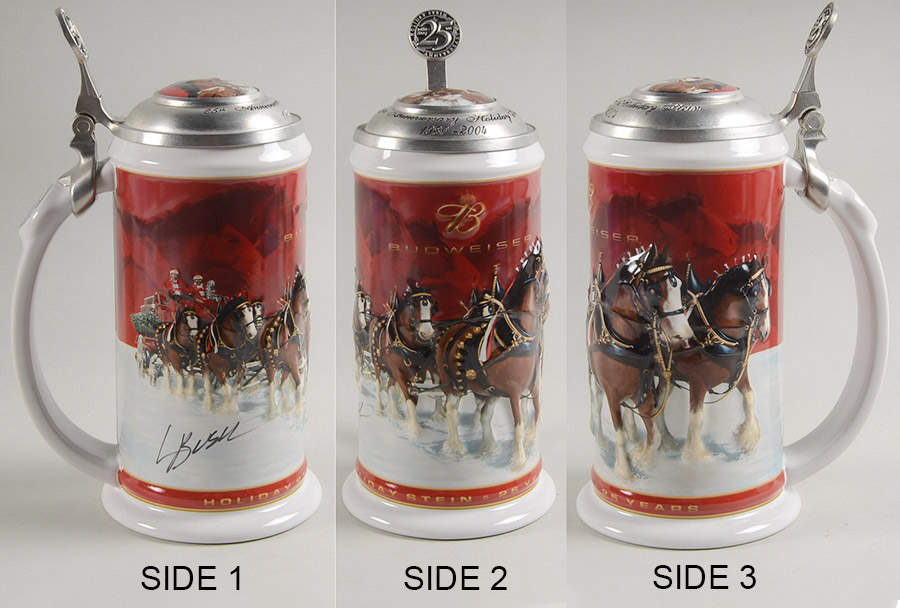 Anheuser Busch Holiday Stein 25th Anniversary-Cs608se - Boxed by Anheuser-Busch-1