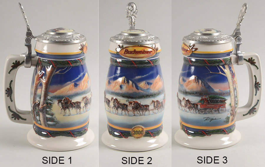 Anheuser Busch Holiday Stein Holiday In The Mountains-Cs416se - No Box by Anheuser-Busch-1