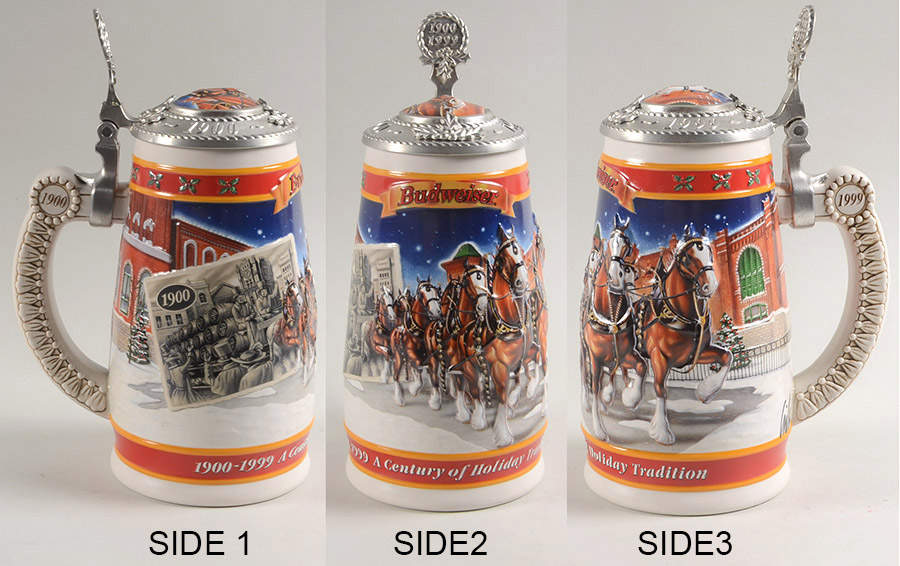 Anheuser Busch Holiday Stein A Century Of Tradition-Cs389se - No Box by Anheuser-Busch-1