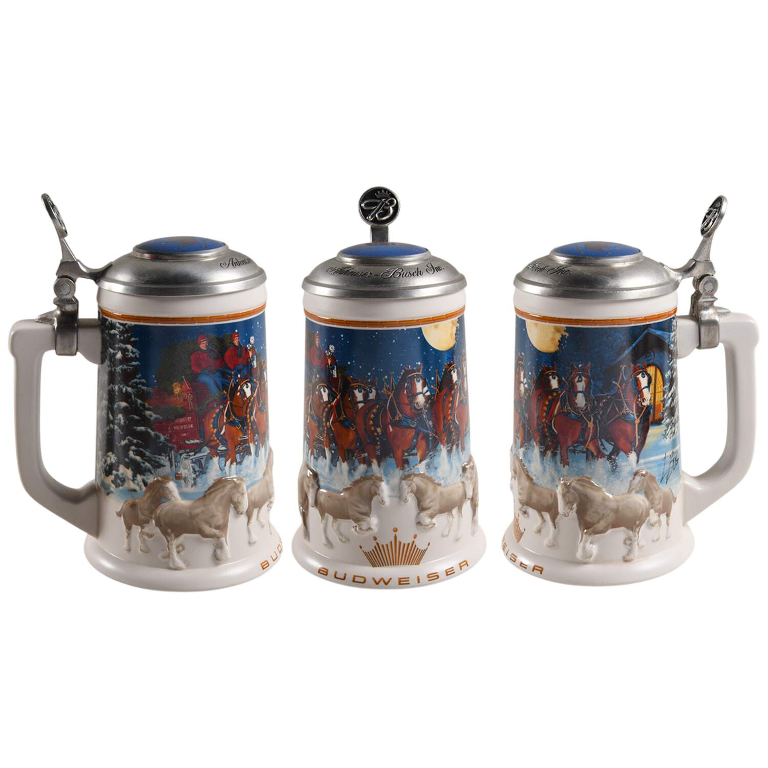 Anheuser Busch Holiday Stein Holiday-Running Free-Cs628se - Boxed by Anheuser-Busch-1