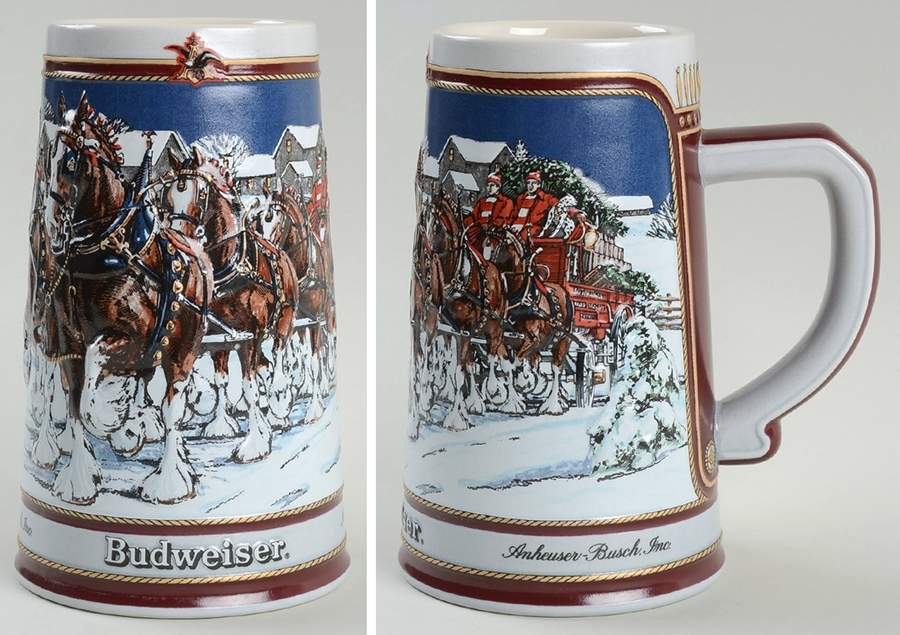 Anheuser Busch Holiday Stein Winter Evening-Cs89 - No Box by Anheuser-Busch-1