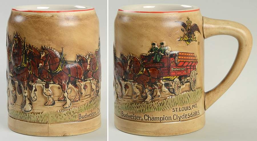 Anheuser Busch Holiday Stein Clydesdales-Cs19 - No Box by Anheuser-Busch-1