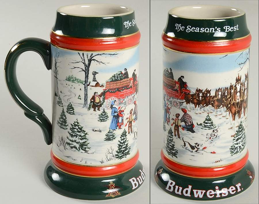 Anheuser Busch Holiday Stein The Seasons Best-Cs133 - No Box by Anheuser-Busch-1