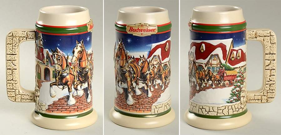 Anheuser Busch Holiday Stein Grants Farm Holiday-Cs343 - No Box by Anheuser-Busch-1