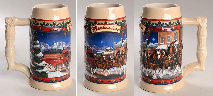 Anheuser Busch Holiday Stein Old Towne Holiday-Cs560 - No Box by Anheuser-Busch-1