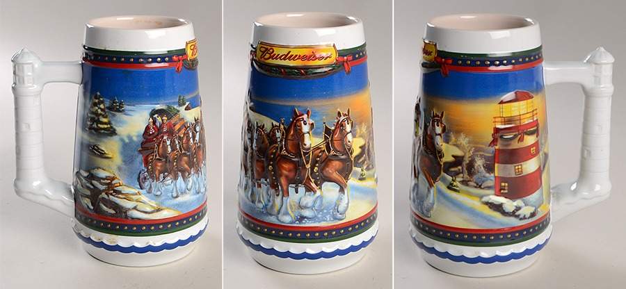 Anheuser Busch Holiday Stein Guiding The Way Home-Cs529 - No Box by Anheuser-Busch-1