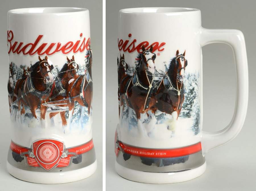 Anheuser Busch Holiday Stein Strength, Power, Beauty - Boxed by Anheuser-Busch-1