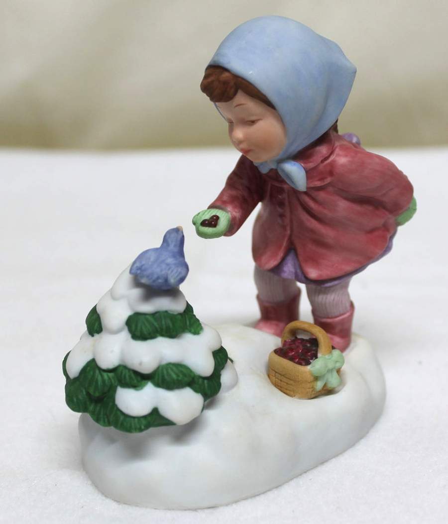 Christmas Figurine We Wish You A Merry Christmas - Boxed by Avon-1