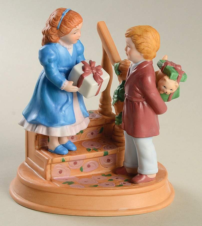 Christmas Figurine Celebrating The Joy Giving - No Box by Avon-1