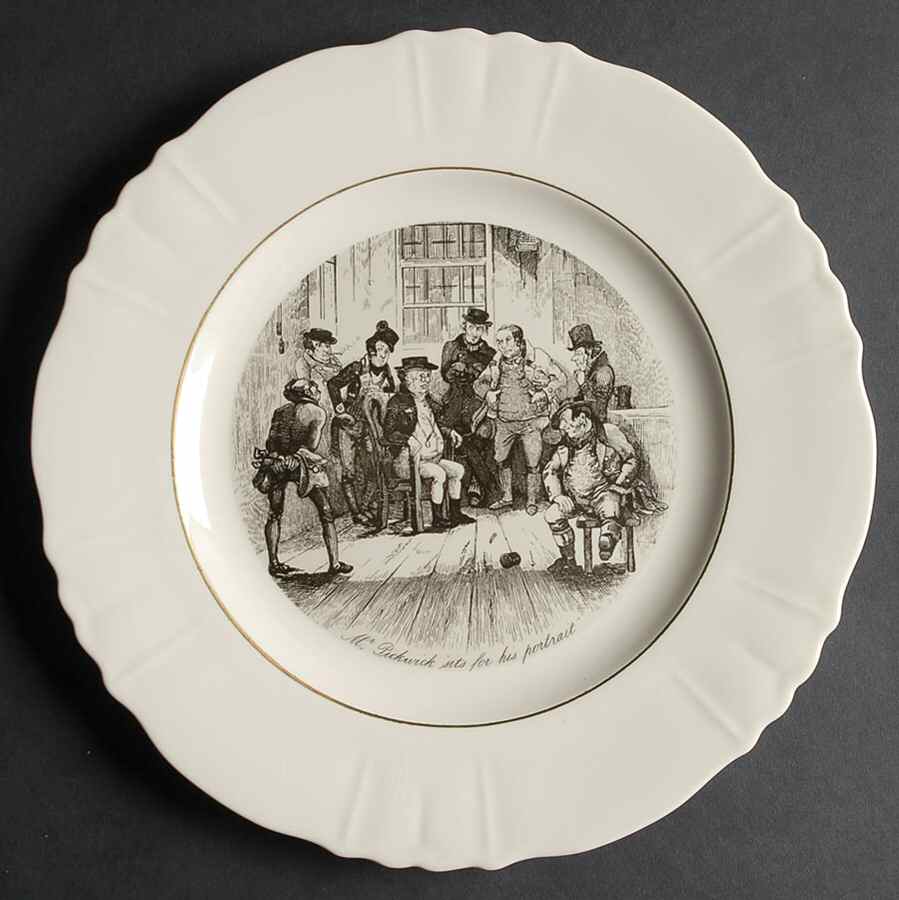 Pickwick Papers Mr.Pickwick Sits For His Portrait - No Box by Atlas China Co-1