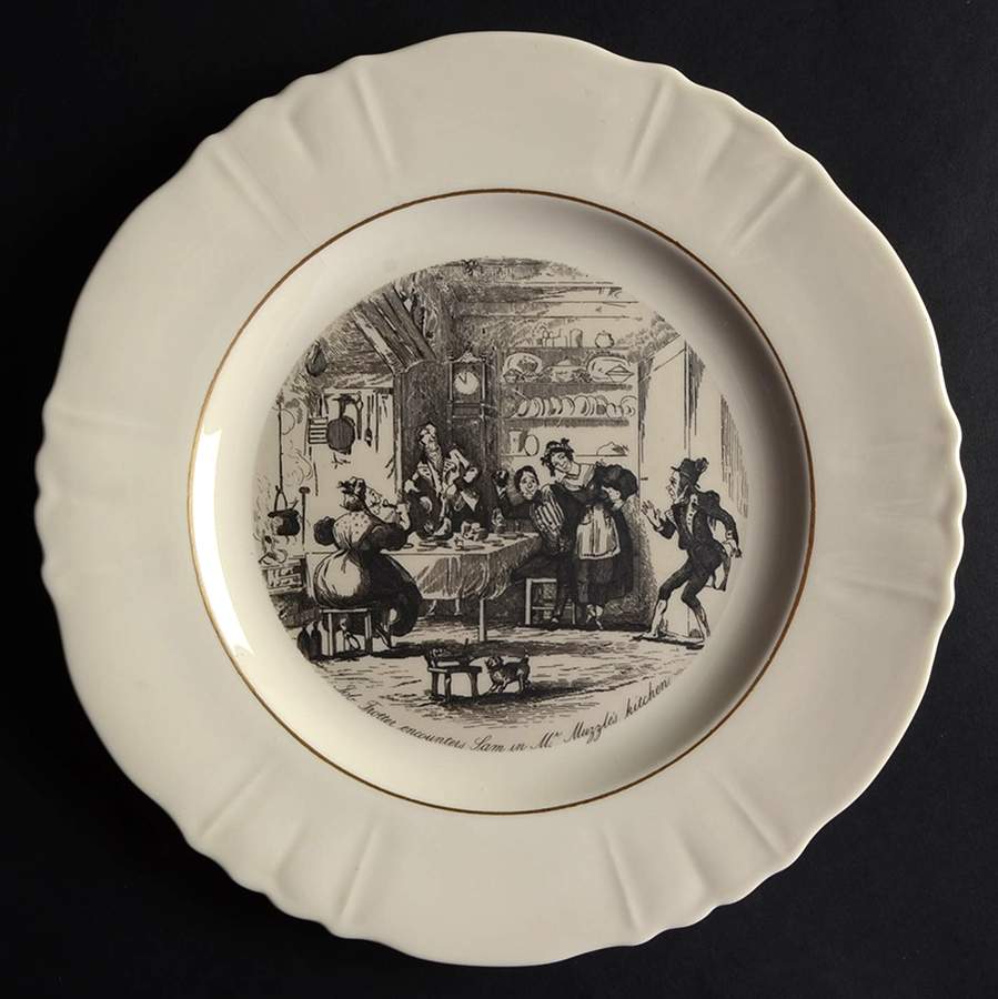 Pickwick Papers Job Trotter Encounters Sam In Mrs Muzzle - No Box by Atlas China Co-1