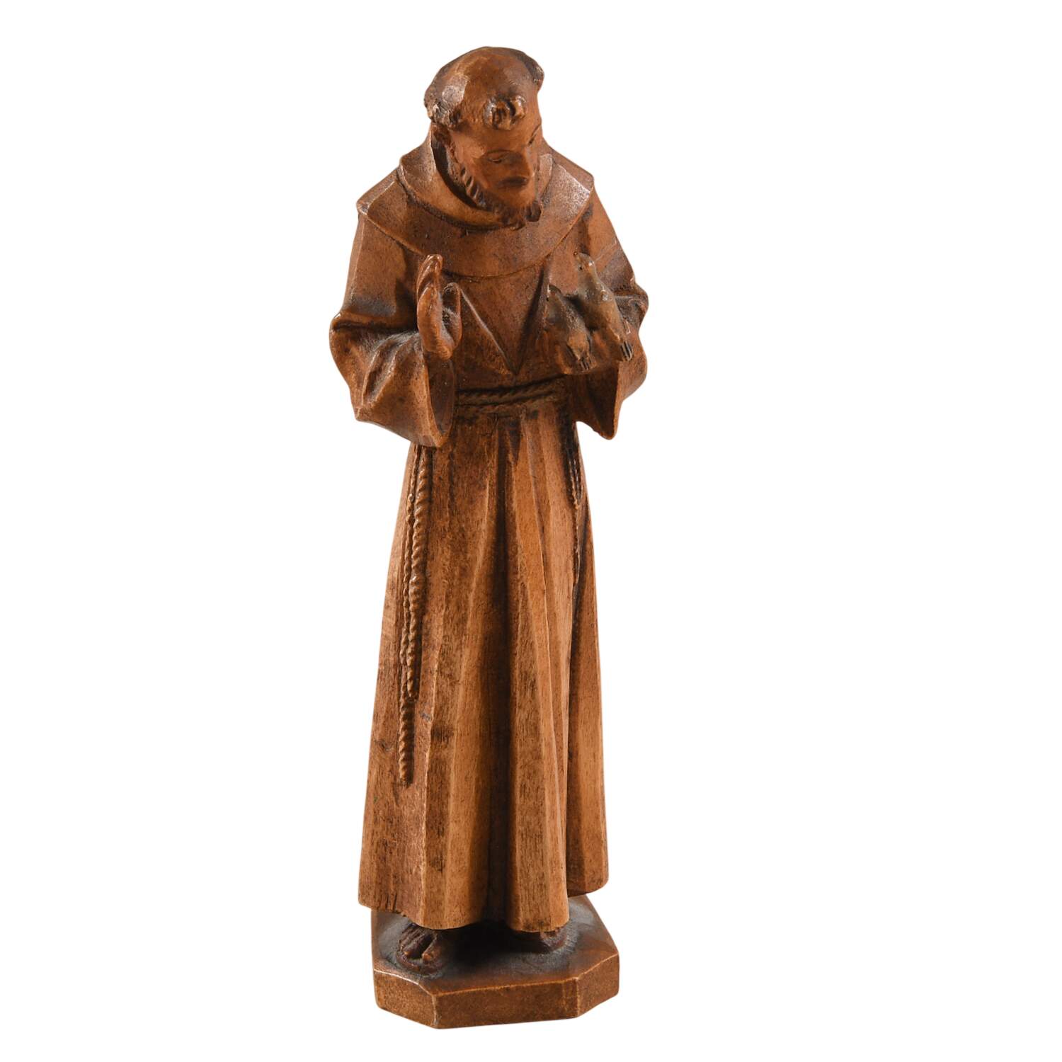 Anri Wood Carved Figurines St Francis - Boxed by Anri-1