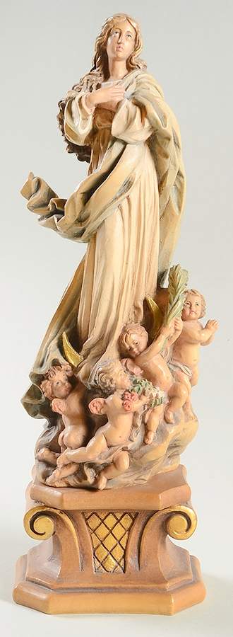 Anri Wood Carved Figurines Assumption - Boxed by Anri-1