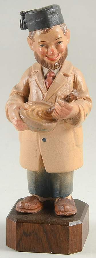 Anri Wood Carved Figurines Pharmacist - No Box by Anri-1