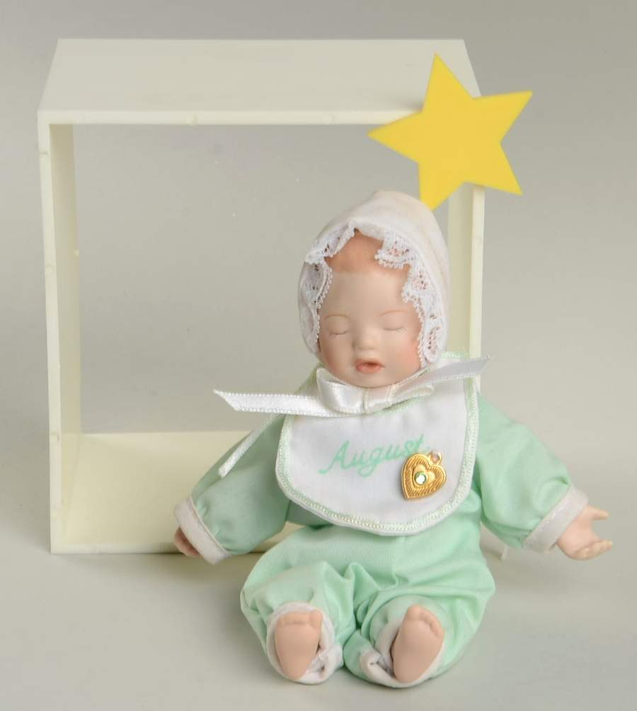 Birthstone Babies August (Peridot) - Boxed by Ashton Drake-1