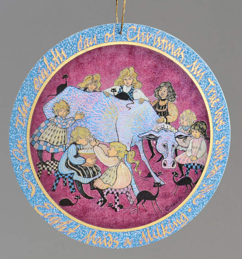 Twelve Days of Christmas Eight Maids A Milking - Boxed by Anna Perenna-1