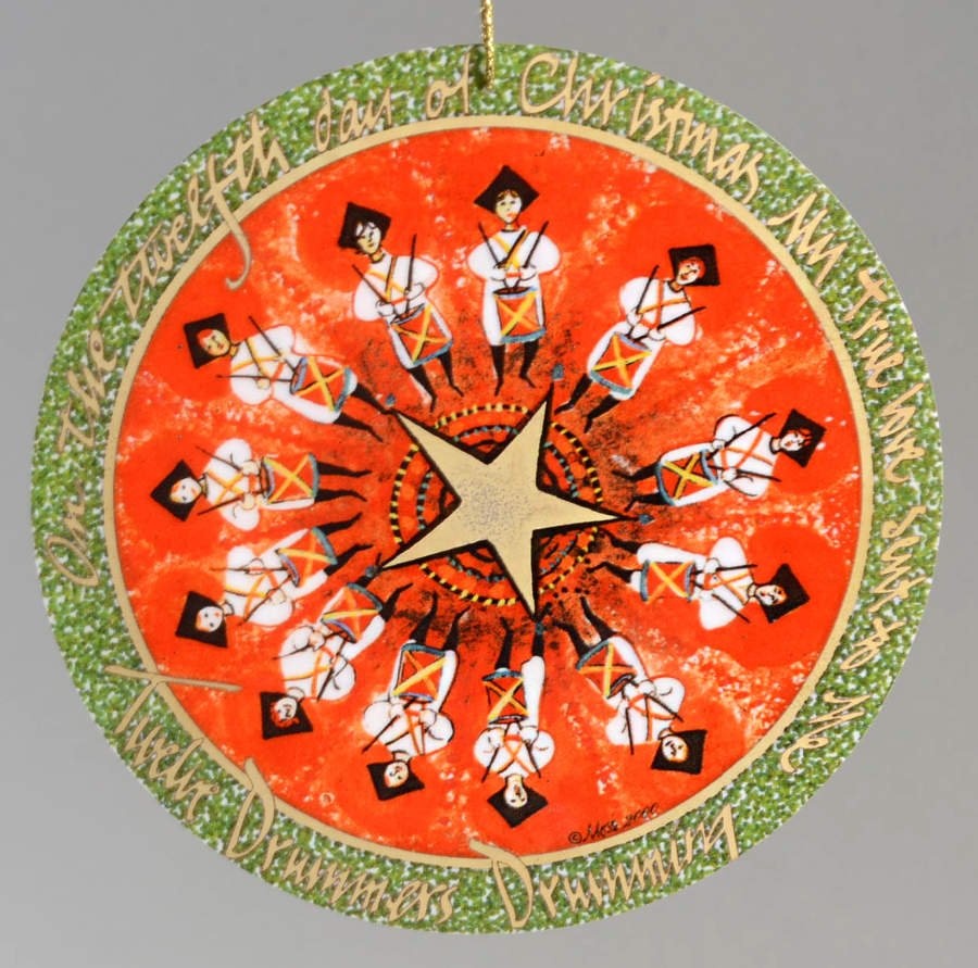 Twelve Days of Christmas Twelve Drummers Drumming - No Box by Anna Perenna-1