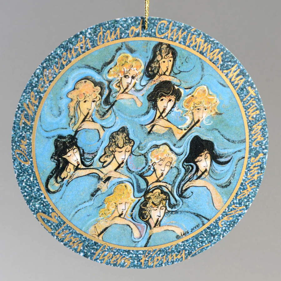 Twelve Days of Christmas Eleven Pipers Piping - No Box by Anna Perenna-1