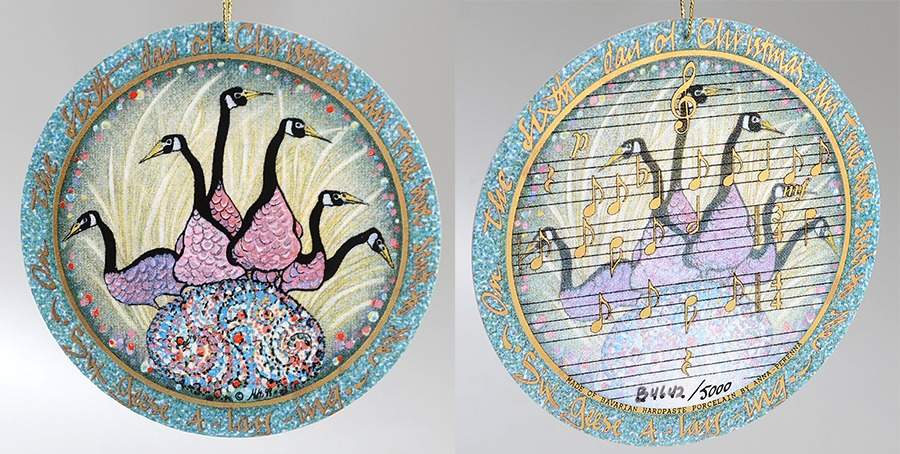 Twelve Days of Christmas Six Geese A Laying - No Box by Anna Perenna-1
