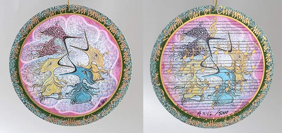 Twelve Days of Christmas Four Calling Birds - Boxed by Anna Perenna-1