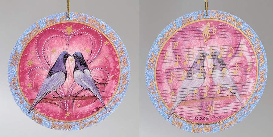 Twelve Days of Christmas Two Turtledoves - No Box by Anna Perenna-1
