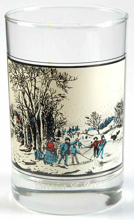 Currier and Ives #2 Winter Pastime - No Box by Arby's-1