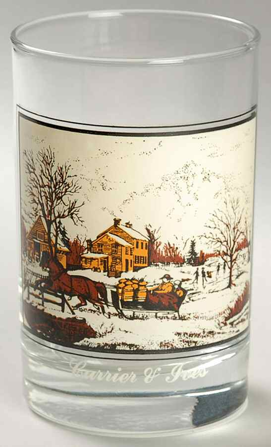 Currier and Ives #2 American Farm In Winter - No Box by Arby's-1