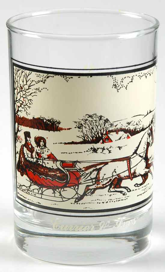 Currier and Ives #2 The Road In Winter - No Box by Arby's-1