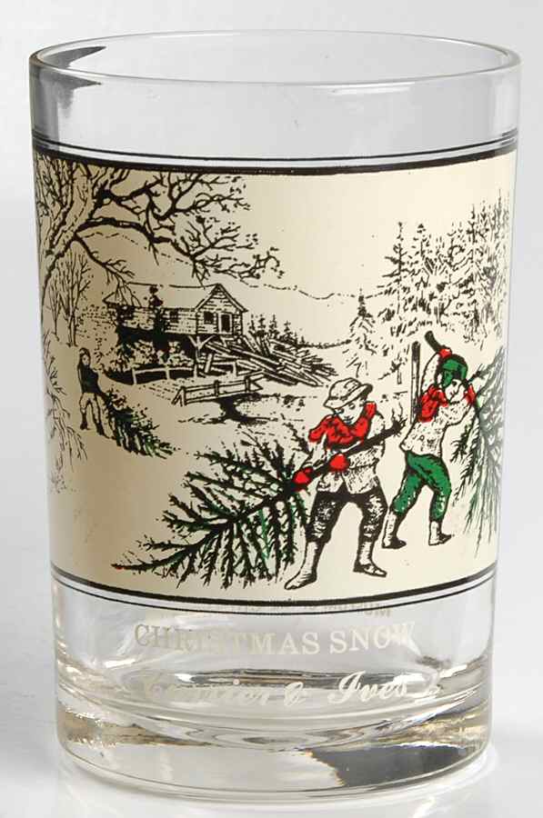 Currier and Ives #1 Christmas Snow - No Box by Arby's-1