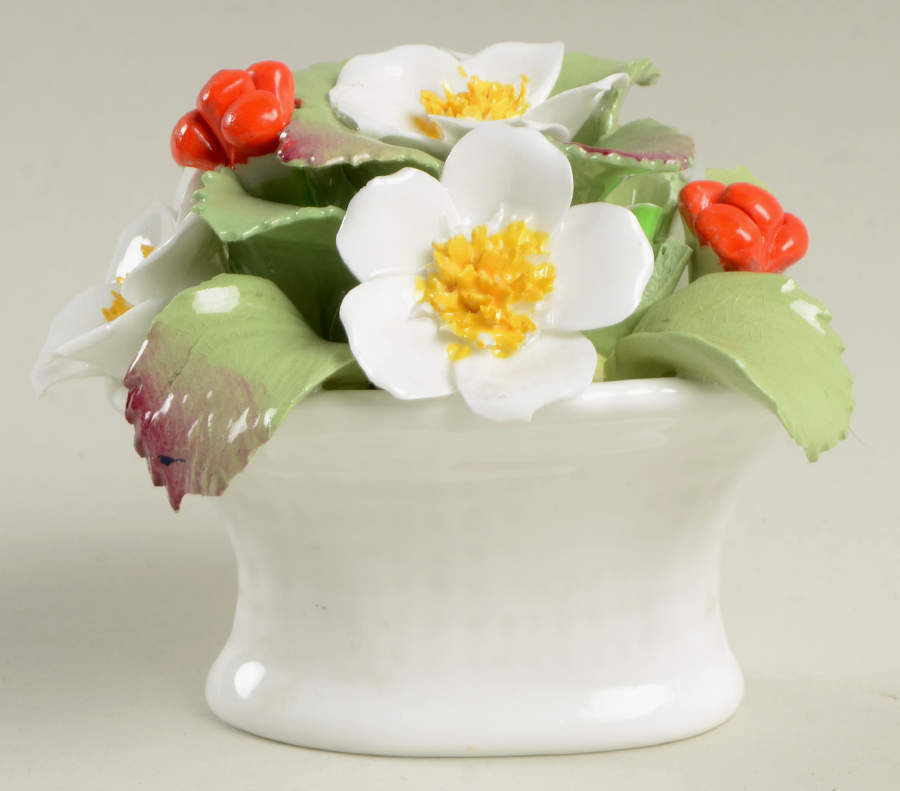 Floral Figurine Christmas Rose-December - Boxed by John  Aynsley & Sons-1