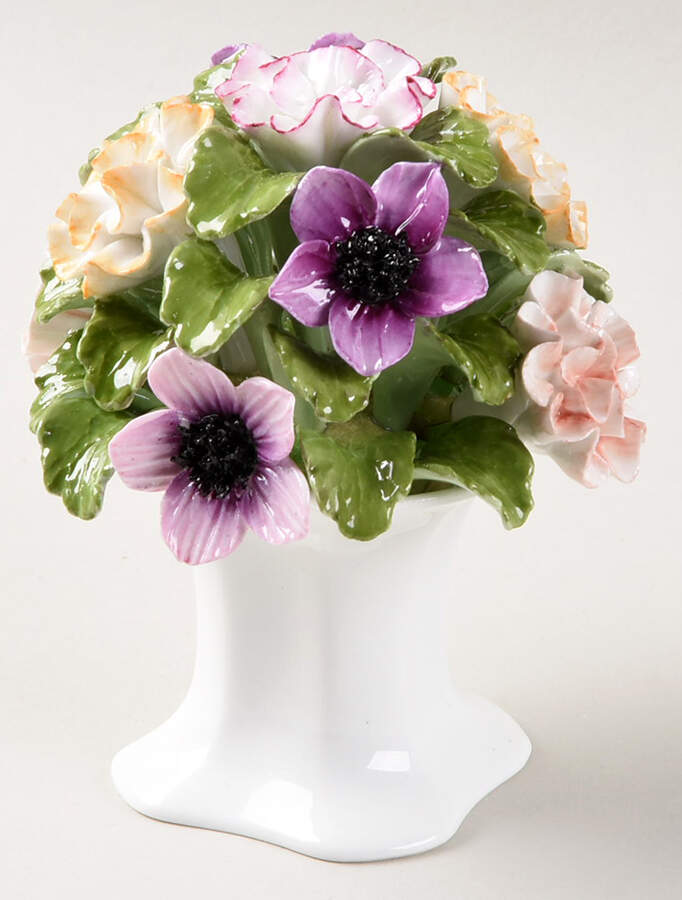 Floral Figurine Mixed Flowers - Boxed by John  Aynsley & Sons-1